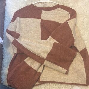 White Crow Women’s Checkerboard Sweater — Boot Barn